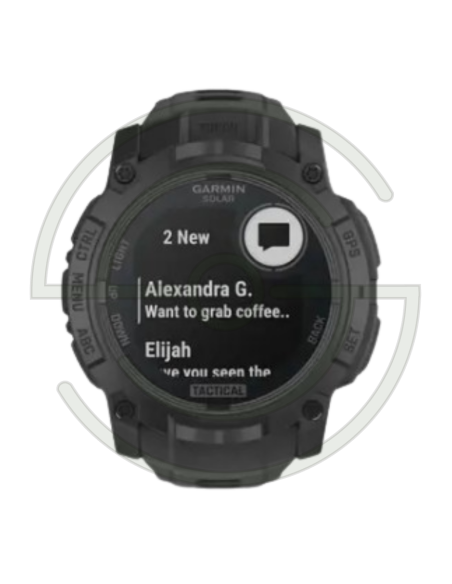 MONTRE GARMIN INSTINCT 3 TACTICAL NOIRE BRACELET NOIR | SHOOTINGSHOP ARMURERIE MODERNE