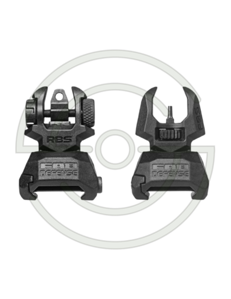 KIT DE VISEE AVANT ET ARRIERE NOIR | SHOOTINGSHOP ARMURERIE MODERNE