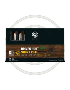 CARTOUCHES MONOLITIQUE DRIVEN HUNT SANS PLOMB CAL 308 WIN - 165GR X20 | SHOOTINGSHOP ARMURERIE MODERNE