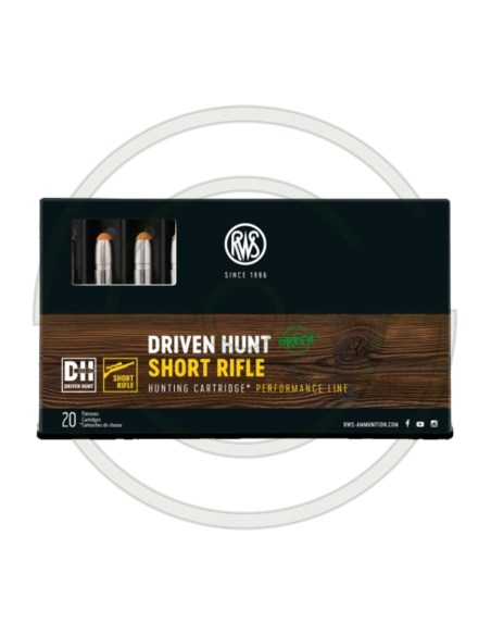 CARTOUCHES MONOLITIQUE DRIVEN HUNT SANS PLOMB CAL 308 WIN - 165GR X20 | SHOOTINGSHOP ARMURERIE MODERNE