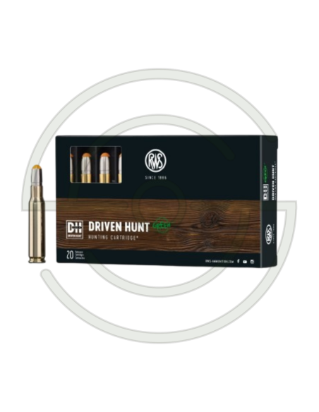 CARTOUCHES MONOLITIQUE DRIVEN HUNT SANS PLOMB CAL 308 WIN - 165GR X20 | SHOOTINGSHOP ARMURERIE MODERNE