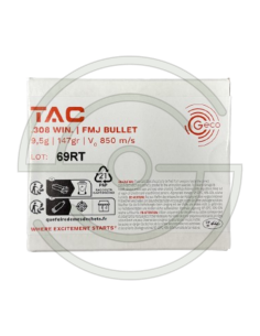 CARTOUCHES TAC CAL 308 WIN SPECIAL TIR SPORTIF - 147GR X20 | SHOOTINGSHOP ARMURERIE MODERNE 2