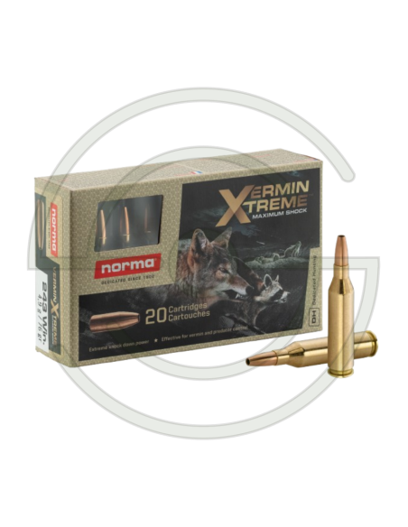 NORMA .243 WINCHESTER BALLE VERMINXTREME 76GR / 4,9G | SHOOTINGSHOP ARMURERIE MODERNE