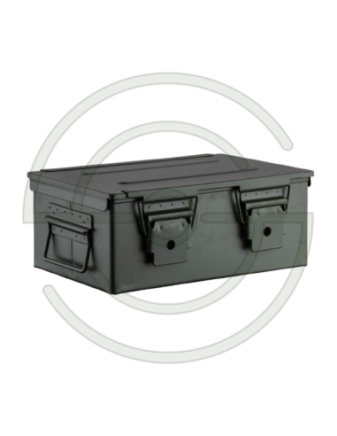 CAISSE A MUNITIONS METALLIQUE VERTE 33X22X13CM CAI | SHOOTINGSHOP ARMURERIE MODERNE