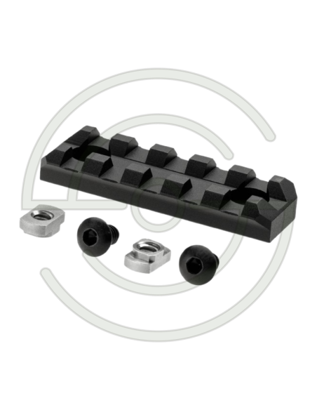 RAIL ALUMINIUM CLAWGEAR M-LOK 5 SLOTS RAIL ALUMINI | SHOOTINGSHOP ARMURERIE MODERNE
