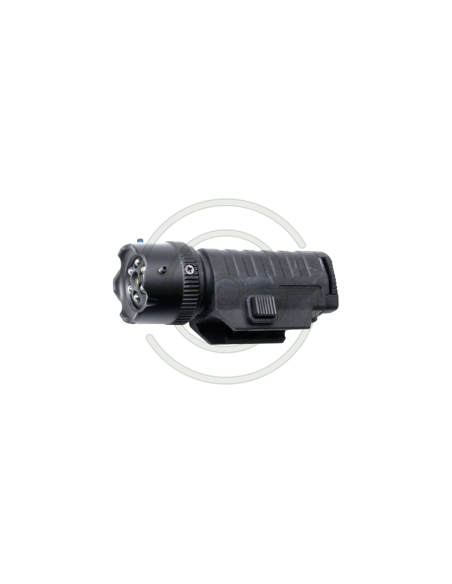 Combo ASG — Lampe LED + Laser avec Montage Picatinny | Armurerie Moderne Shooting Shop