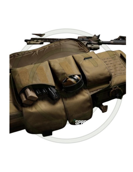 SAVIOR HOUSSE SPECIALIST  DOUBLE RIFLE 46 POUCES ( 116CM) COULEUR TAN | SHOOTINGSHOP ARMURERIE MODERNE