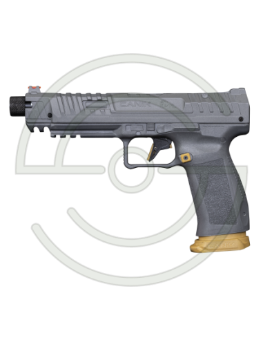 Pistolet défense Canik SFx Compétition CO2 C50 Silver/Gold | Armurerie Moderne Shooting Shop