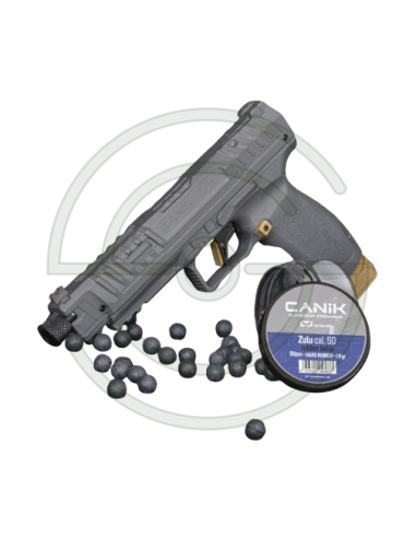 Pistolet défense Canik SFx Compétition CO2 C50 Silver/Gold | Armurerie Moderne Shooting Shop