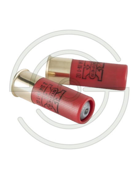 CARTOUCHES SLUG SUPER X HP CAL 12/70 - 28G  X 5 | SHOOTINGSHOP ARMURERIE MODERNE