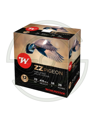 CARTOUCHES GRENAILLE DE PLOMB ZZ PIGEON CAL 12/70 36GR X25 | SHOOTINGSHOP ARMURERIE MODERNE