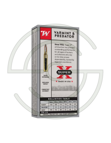 CARTOUCHES CAL 22 REM SUPER X - 50GR X20 | SHOOTINGSHOP ARMURERIE MODERNE