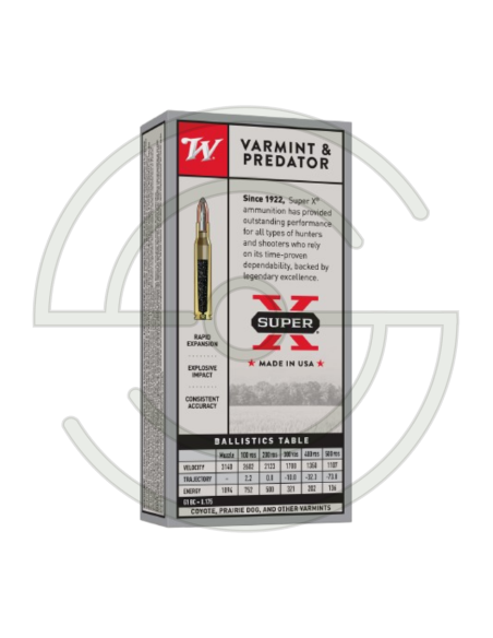 CARTOUCHES CAL 22 REM SUPER X - 50GR X20 | SHOOTINGSHOP ARMURERIE MODERNE