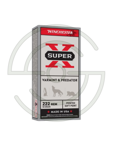 CARTOUCHES CAL 22 REM SUPER X - 50GR X20 | SHOOTINGSHOP ARMURERIE MODERNE