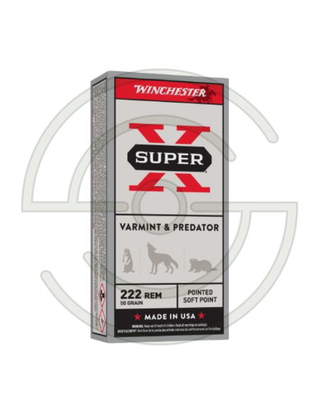 CARTOUCHES CAL 22 REM SUPER X - 50GR X20 | SHOOTINGSHOP ARMURERIE MODERNE