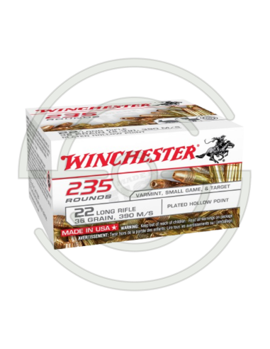 CART. WINCHESTER SUPER-X 235 ROUNDS CAL. .22 LR HP | SHOOTINGSHOP ARMURERIE MODERNE
