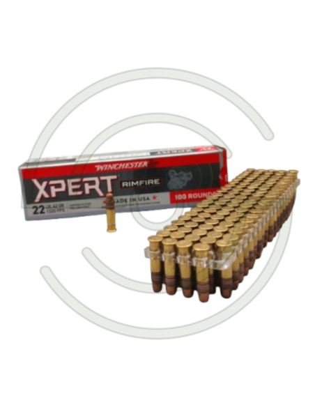 CARTOUCHES XPERT RIMFIRE 42GR COPPER PLATE HP X100 | SHOOTINGSHOP ARMURERIE MODERNE