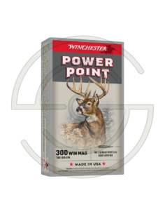 CARTOUCHES POWER POINT CAL 300 WIN MAG - 180GR X20 | SHOOTINGSHOP ARMURERIE MODERNE