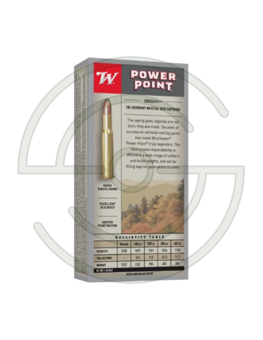 CARTOUCHES PWER POINT CAL 30-30 WIN - 170 GR X20 | SHOOTINGSHOP ARMURERIE MODERNE