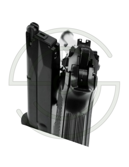 PIST. CO2 BERETTA M92 A1 CANON 5" BRONZÉ CAL. 450 | SHOOTINGSHOP ARMURERIE MODERNE