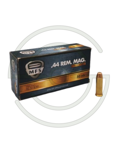 CARTOUCHES MFS CAL 44 MAG - FMJ-FP 230GR X50
