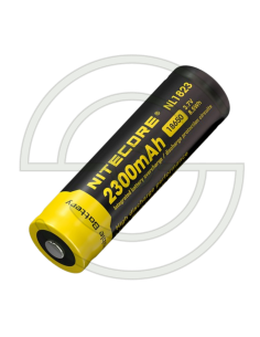 ACCUS LI-ION 18650 - 2300MAH - 3,7V - 8,5WH SOUS BLISTER | SHOOTINGSHOP ARMURERIE MODERNE