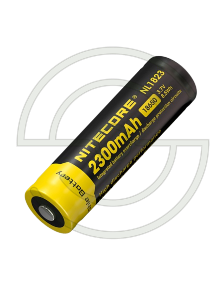 ACCUS LI-ION 18650 - 2300MAH - 3,7V - 8,5WH SOUS BLISTER | SHOOTINGSHOP ARMURERIE MODERNE