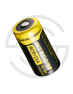 ACCUS LI-ION RCR123A - 650MAH - 3.7V - 2,4WH | SHOOTINGSHOP ARMURERIE MODERNE