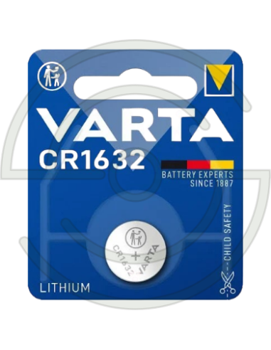 PILE VARTA MOD. CR1632 3V BLISTER DE 1 | SHOOTINGSHOP ARMURERIE MODERNE