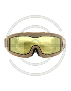 Masque série AERO Thermal Tan jaune Verre Jaune | SHOOTINGSHOP ARMURERIE MODERNE