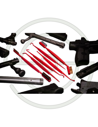SET DE NETTOYAGE PICS ET BROSSES ACCU-GRIP | SHOOTINGSHOP ARMURERIE MODERNE