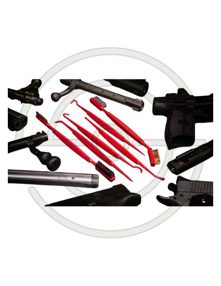 SET DE NETTOYAGE PICS ET BROSSES ACCU-GRIP | SHOOTINGSHOP ARMURERIE MODERNE